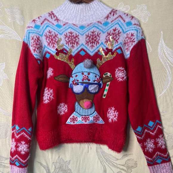 CHRISTMAS PARTY SWEATER - Picture 1 of 2